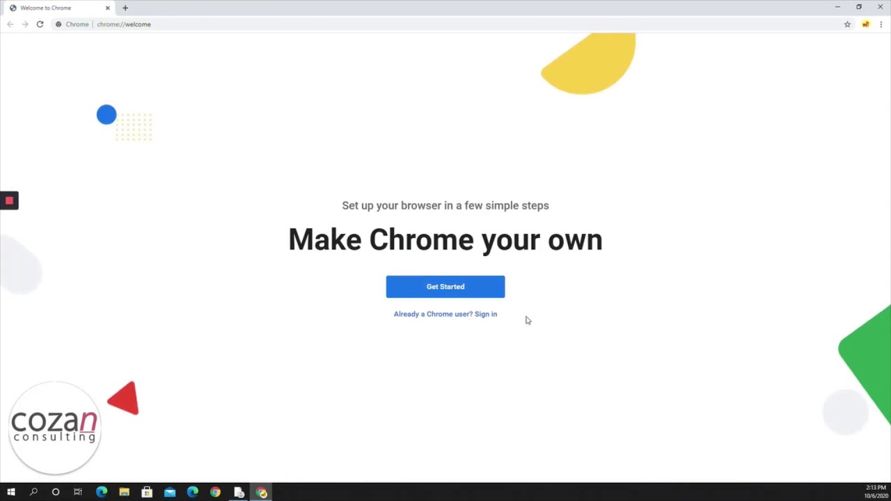 Google Workspace - Sign in to Chrome